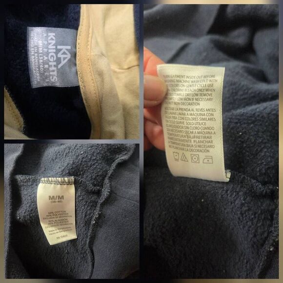 Knights Apparel USNA Navy Midshipmen Hoodie Sz M - Picture 4 of 5